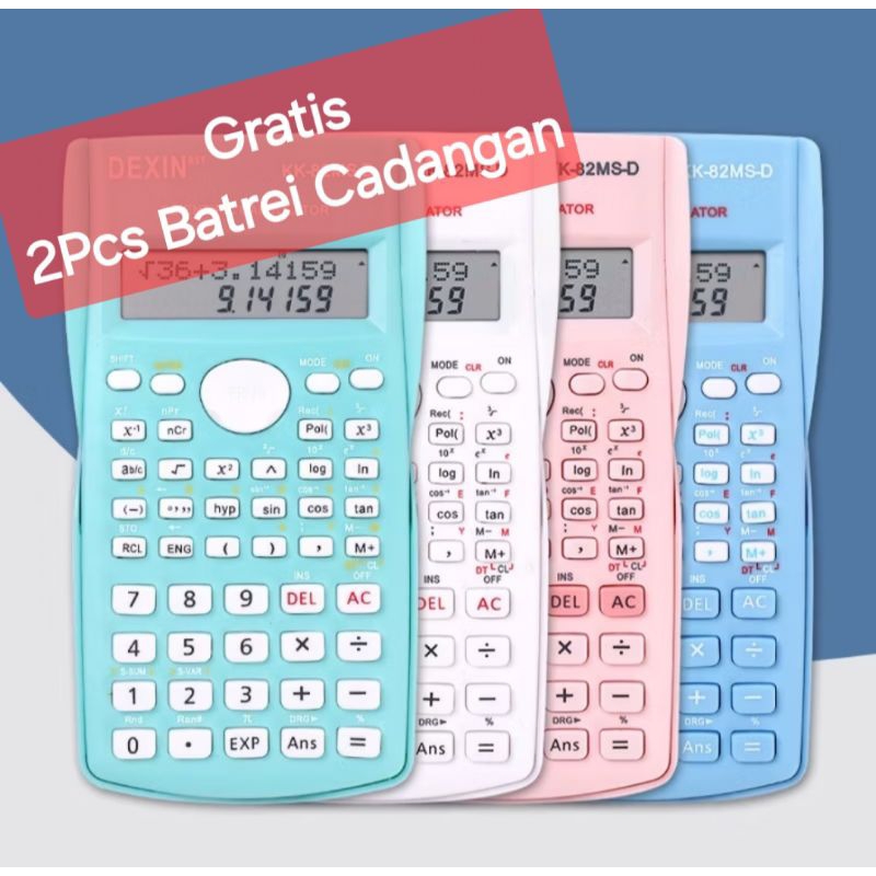 

Kalkulator Ilmiah Scientific Calculator DEXIN SAINS