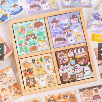

Stiker box Warm Days Shiny Deco Stickers Collection Box Set - Sticker Box Dekorasi Jurnal
