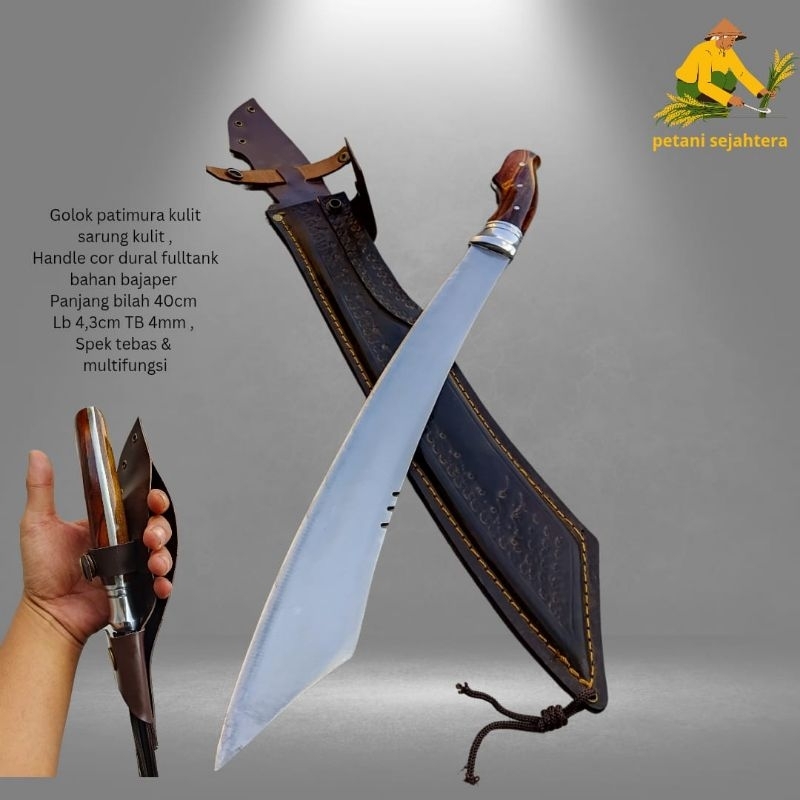 golokk patimura sarung kulit sapi asli