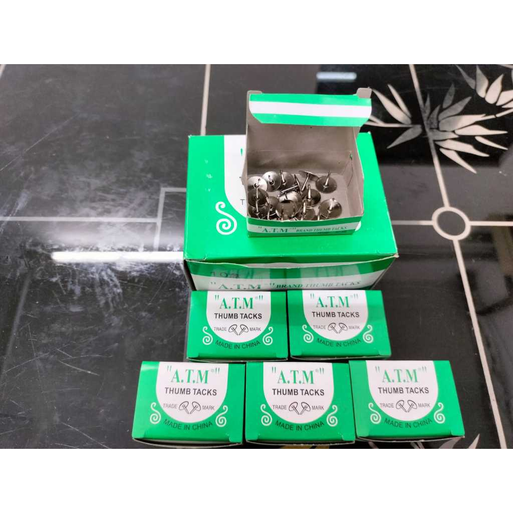 

1 Box (10 Kotak) - Paku Payung / Thumb Tacks