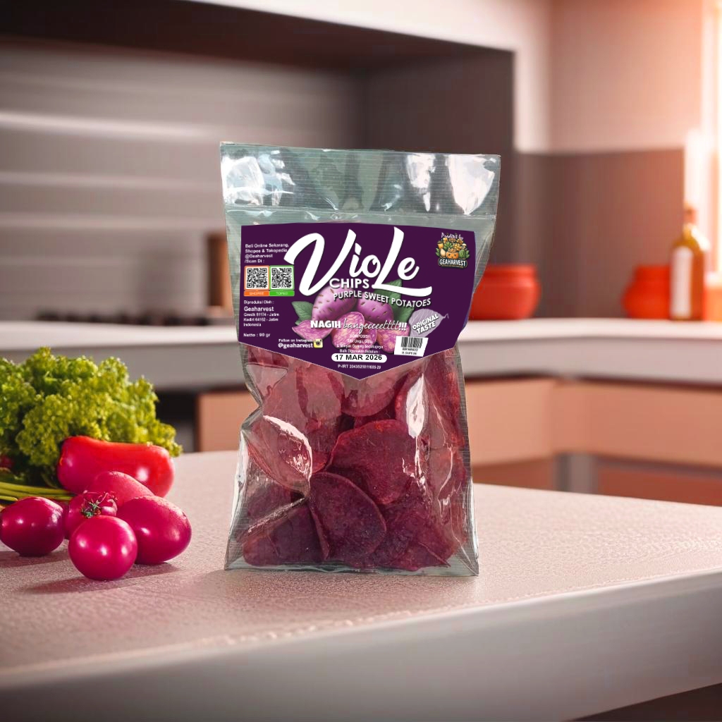 

Keriipik Ubi Ungu Viole Chips