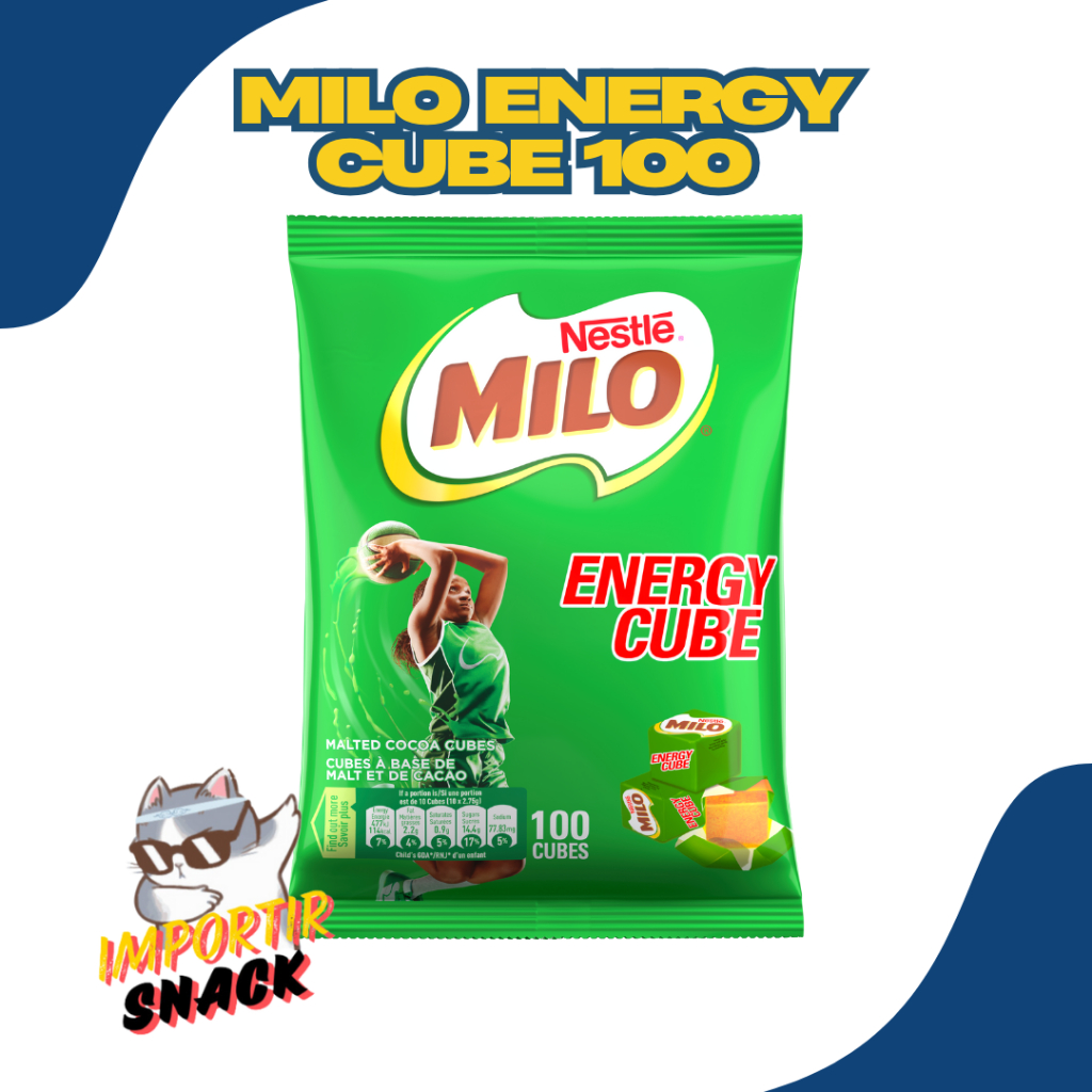 

Milo Energy Cube 100 cube Halal Importir Snack ID