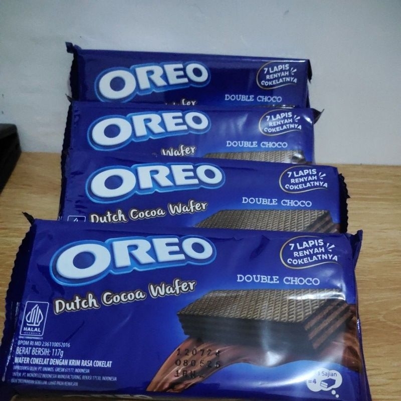 

4 pcs oreo wafer 117 gram Promo