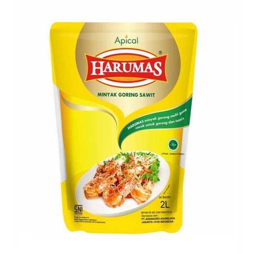 

minyak goreng sawit harumas 2 liter