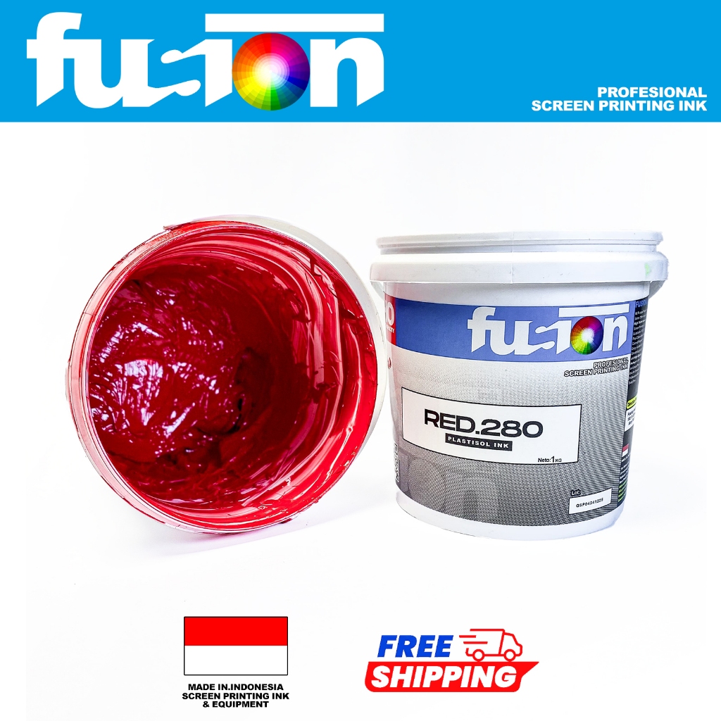 

FUSION INK RED.280 PLASTISOL HO Series