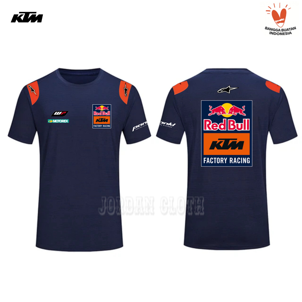 Tshirt Baju Kaos KTM Redbull Factory Racing Team