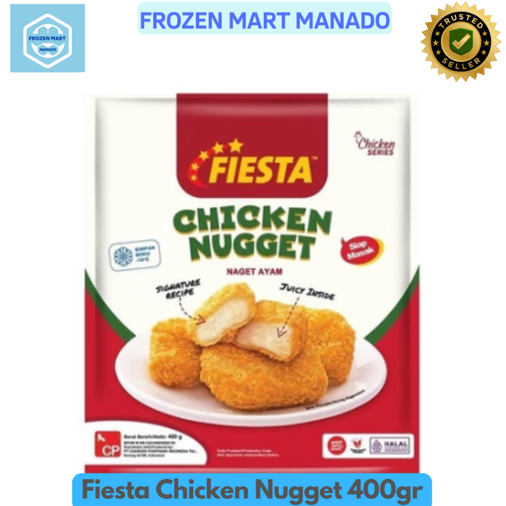 

Fiesta Chicken Nugget 400gr - Frozen Mart Manado (Frozen Food Manado)