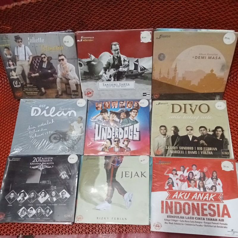 CD BEBAS PILIH JUDUL,BARU DAN MASIH SEGEL
