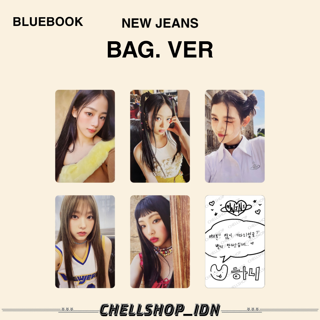 PHOTOCARD [NEWJEANS] BLUEBOOK BAG VER