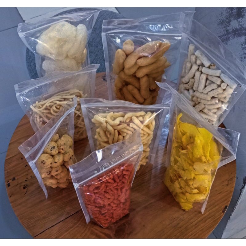 

Aneka Cemilan kripik 150Gram/Cemilan Snack Serba 17rb/Aneka Snack enak bergizi/Cemilan kripik krupuk renyah 150gram