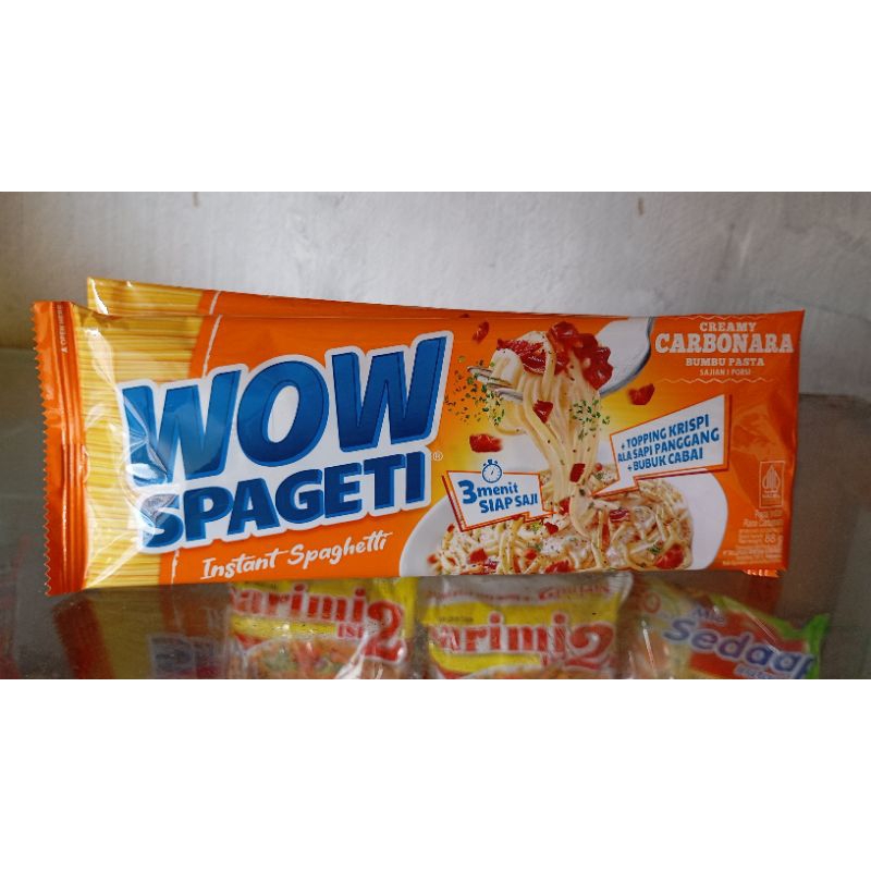 

wow spageti carbonara murah meriah