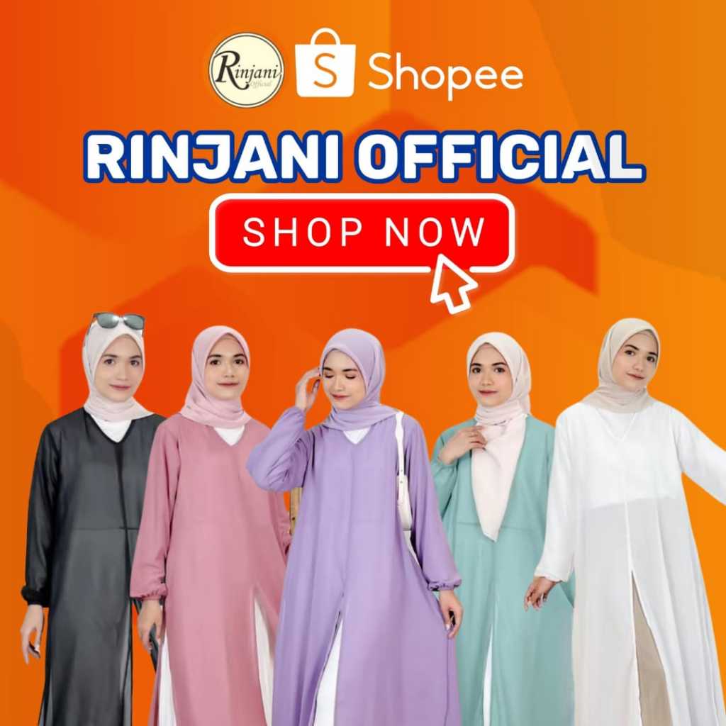 Dress Atasan Tunik panjang Outer Fashion Ceruty Babydoll Premium