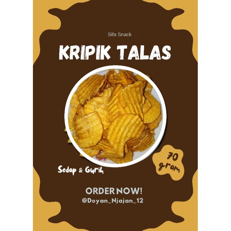 

Kripik Talas sedap & gurih (70g) | camilan istimewa | camilan Kekinian | Snack viral | Snack kiloan | Snack kekinian.