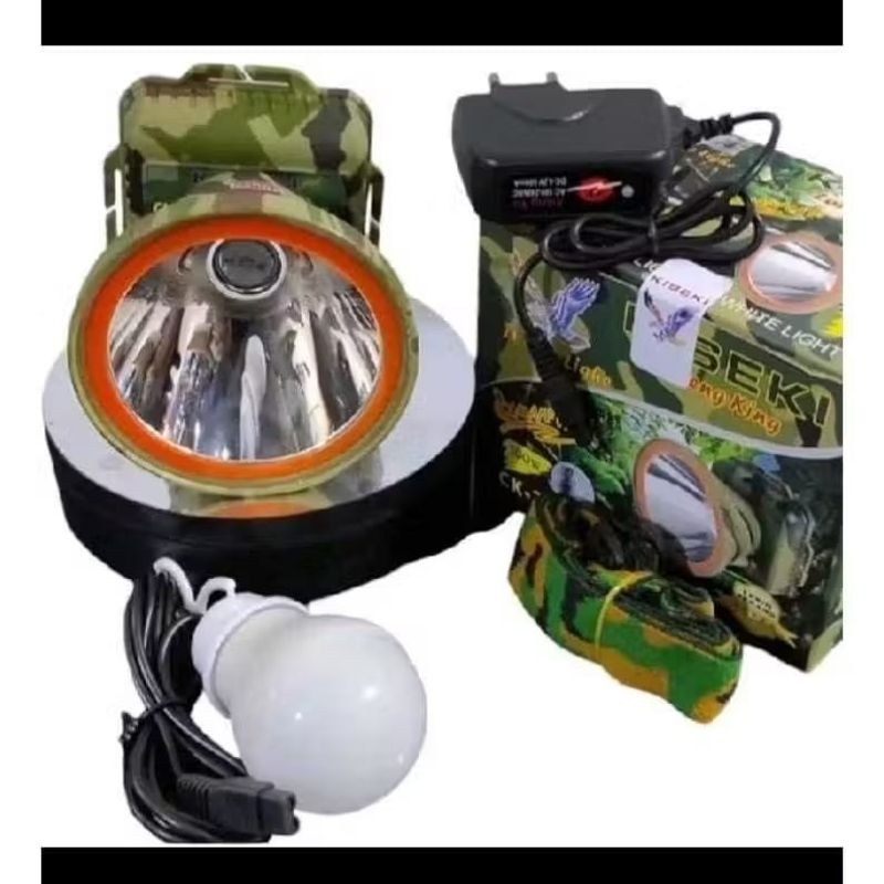CK-299 SENTER KEPALA SUPER TERANG LORENG KING 100 WATT CK- 299 JUMBO