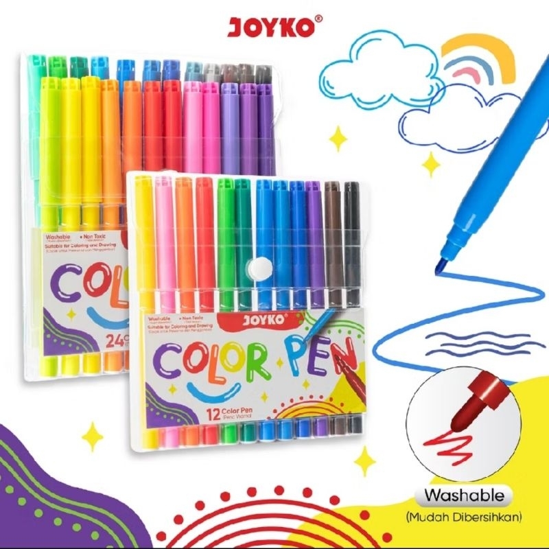 

Joyko Color Pen CLP 60 12 Warna