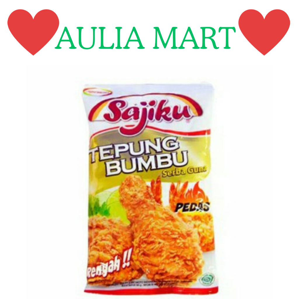 

Sajiku Serbaguna Pedas 75gr - Tepung Bumbu