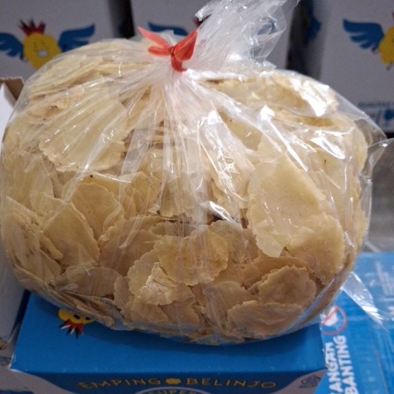 

TOP PRIMA Emping Belinjo Super, Kering bisa langsung digoreng 1kg