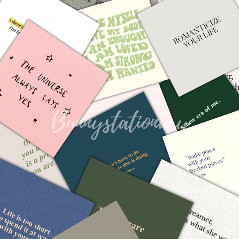 

16 pcs Sticker Quotes word/ Sticker Journal / Sticker Bujo / Sticker Laptop