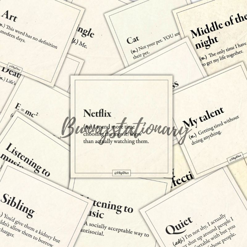 

24pcs Sticker Definition / Sticker Bujo / Sticker Bullet Journ