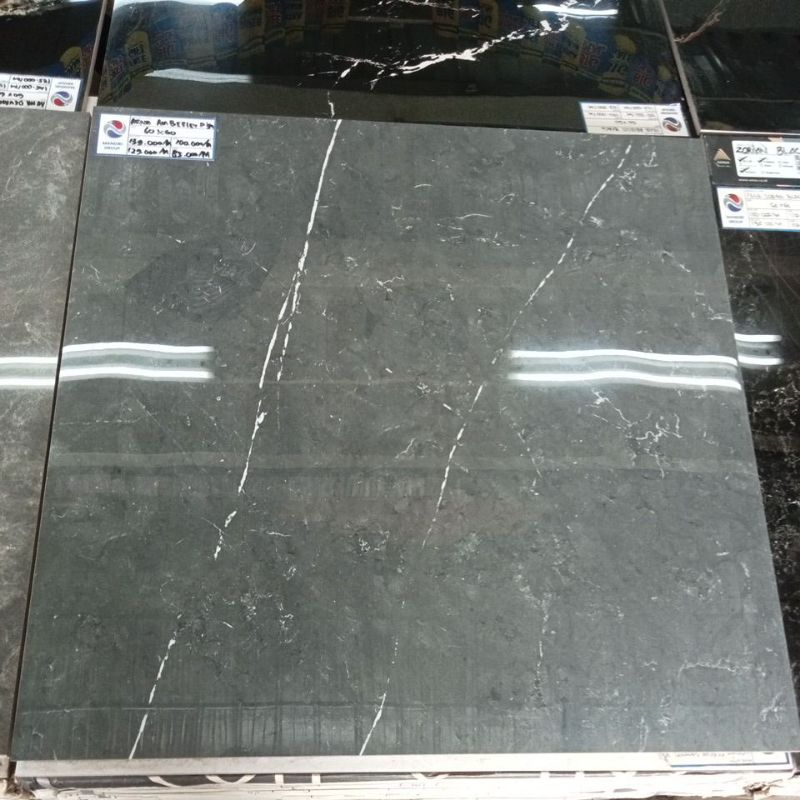 GRANIT ARNA 60X60 AMBERLEY DARK GREY GLOSSY
