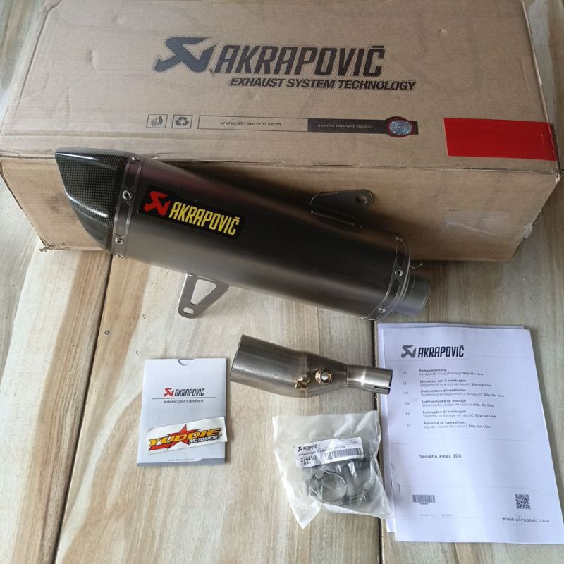 KNALPOT AKRAPOVIC X-MAX Original