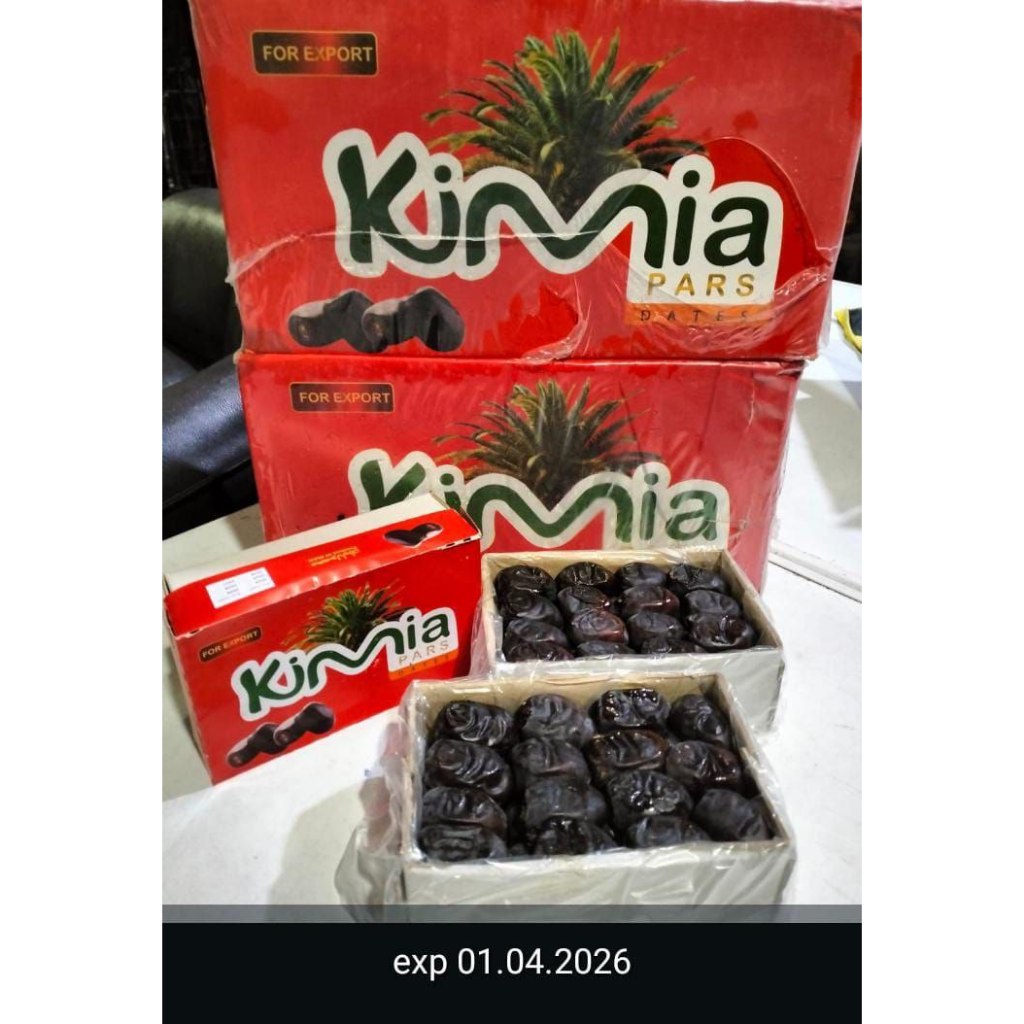 

Kurma bam kimia pars dates 1 karton isi 12 box 600gr Termurah