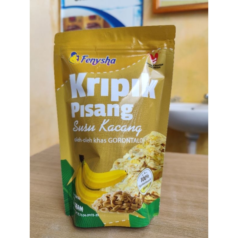 

Keripik pisang susu kacang