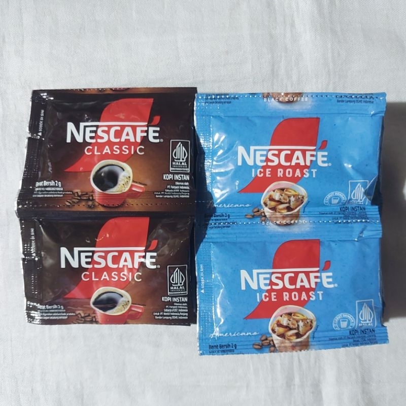 

NESCAFE CLASSIC / ICE ROAST 2gr (1 renteng isi 10 pcs)