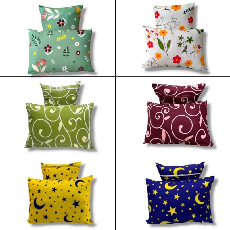 sarung bantal & sarung guling | sarung bantal resleting & sarung guling tali - satuan