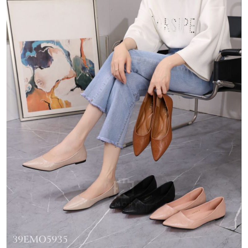 Emory sepatu cewek flat shoes Renata