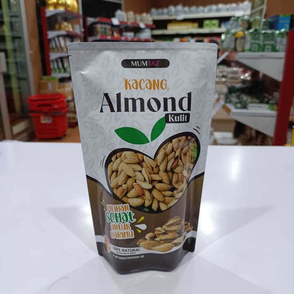 

(Ready) Mum Taz Kacang Almond Kulit Pilihan Sehat