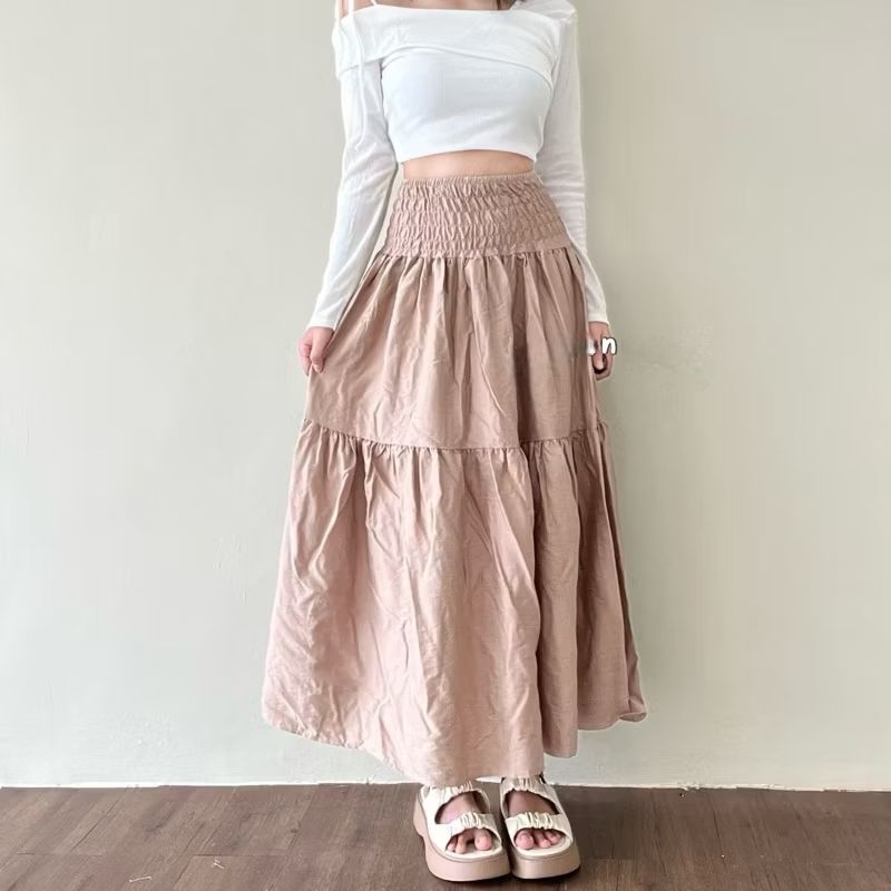 KELLY SKIRT / ROK SUSUN LINEN / ROK KOREA STYLE LINEN / ROK LINEN