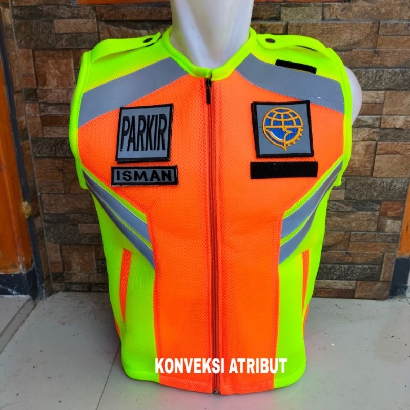 rompi parkir dishub  terbaru 2025 jaring tebal