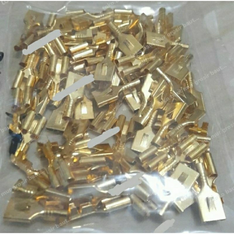 SKUN KABEL KUNINGAN/ TEMBAGA SKUN CEWE