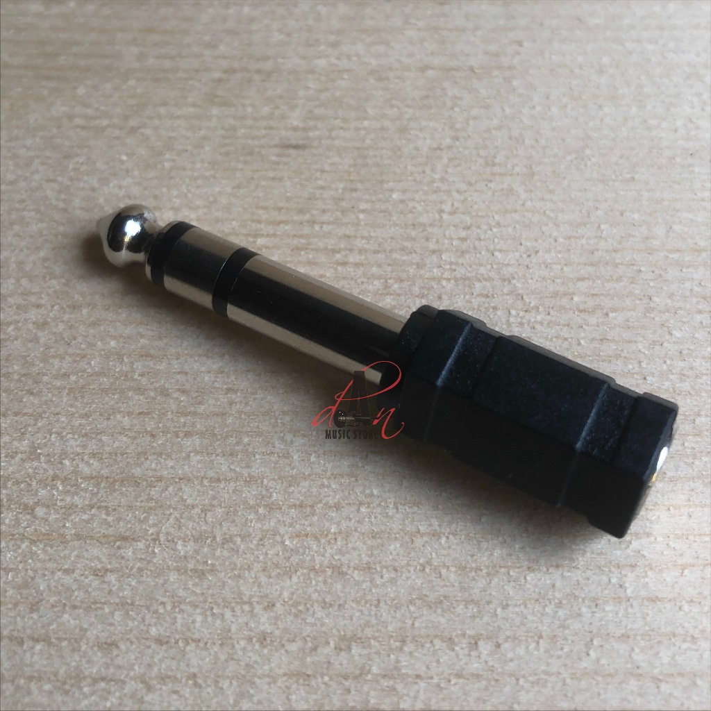 Jack converter Stereo Plastik 3.5mm to 6.5mm (Mini Stereo-TOA)