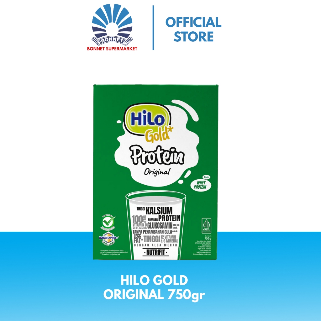 

HiLo Gold Original 750g - Susu Tinggi Kalsium