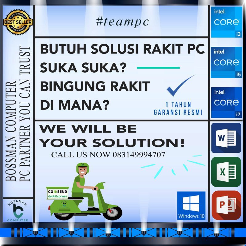 PC Rakitan Gaming & Design AMD Ryzen 5 5600G 4600G | Ram 16GB SSD NVME 500GB HDD 500GB |