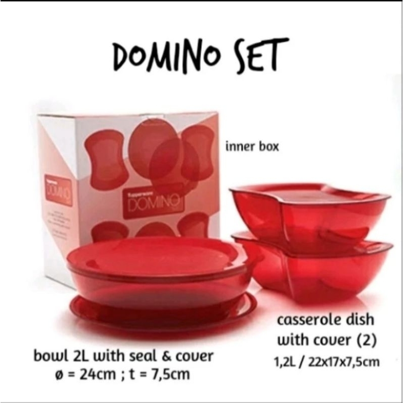 Domino Set Tupperware