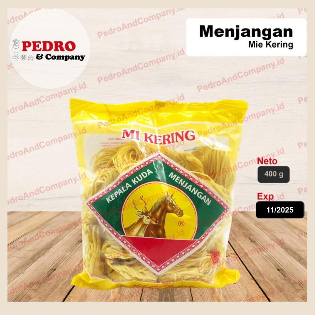 

Kepala kuda menjangan mi kering 400 gram - dried noodle mie kering