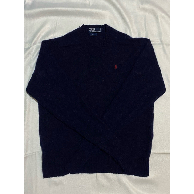sweater wool polo ralph lauren navy