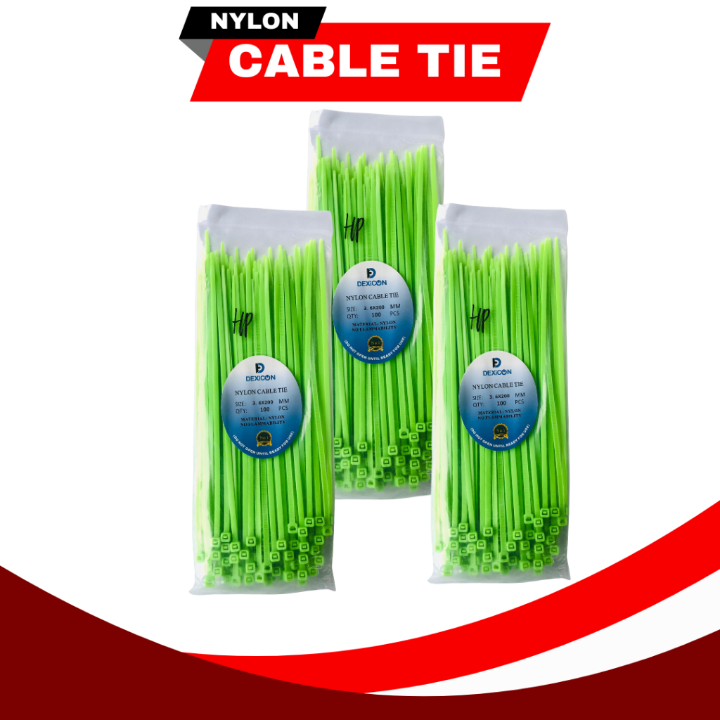 

CABLE TIE / TALI KREK DEXICON 3 MM 1 PACK ISI100 PCS