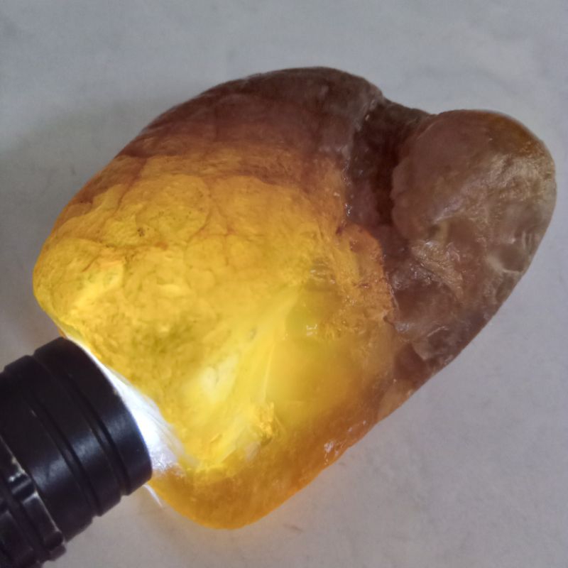 Original Batu Idocrase Solar Aceh Kristal & Giwang