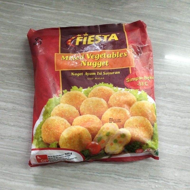 

FIESTA Nugget Ayam isi Sayur Mixed Vegetable 500g