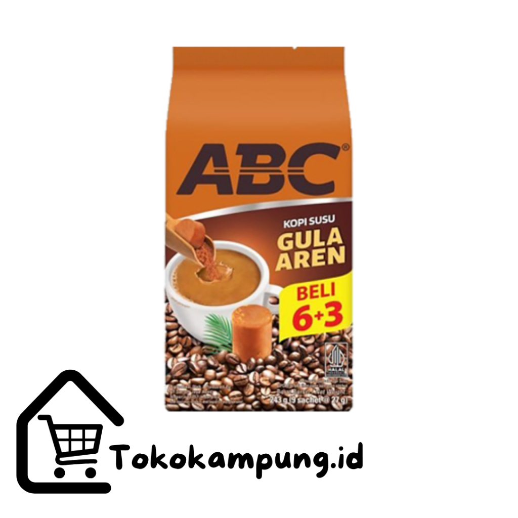 

Tokokampung.id - ABC Kopi Susu Instant Gula Aren 9x27 gr