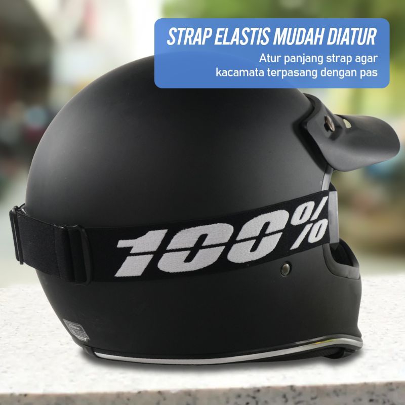 Kacamata Helm Trail KLX CRF JPX MTB cross