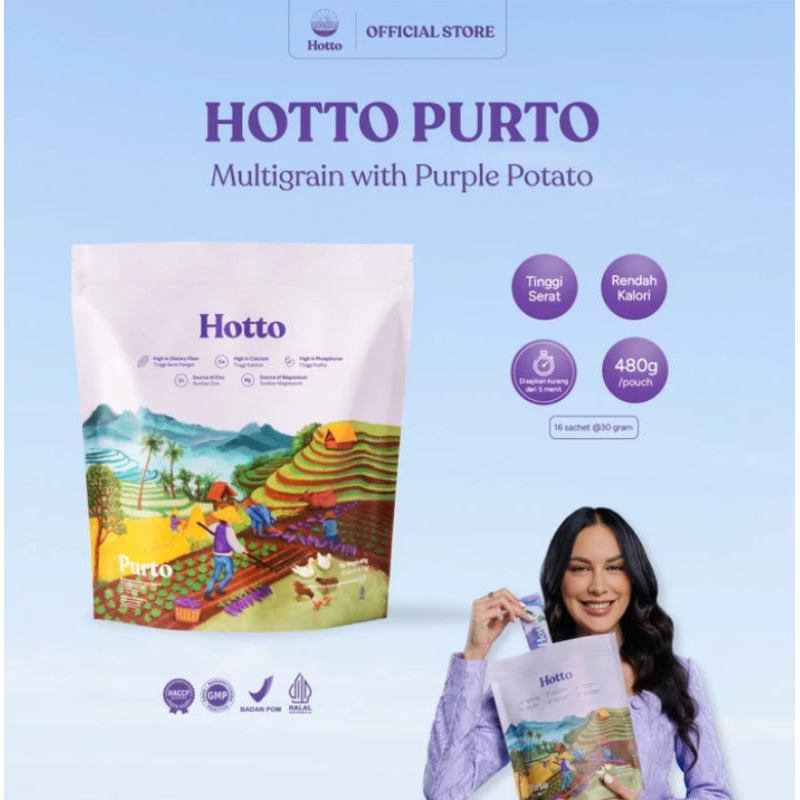 

Hotto Purto Multigrain with Purple Potato 1 Pouch