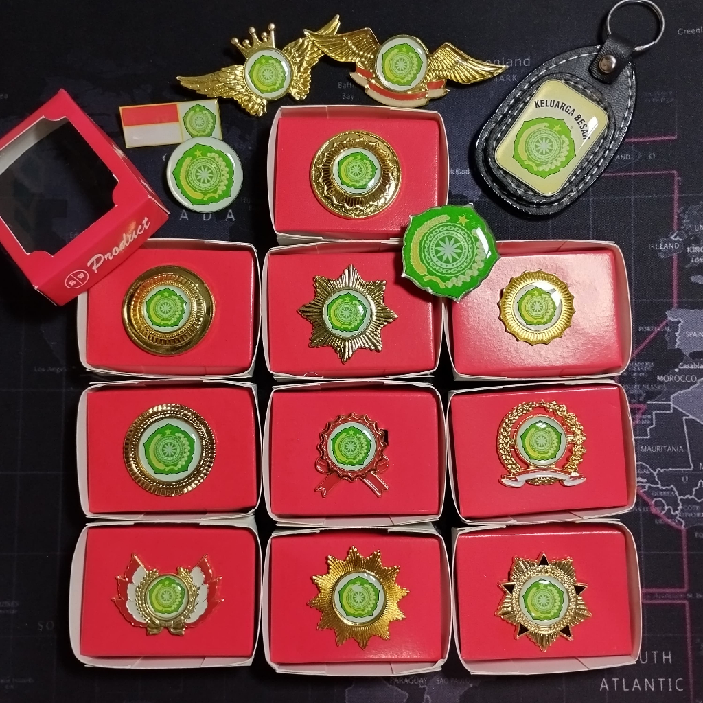 Pin PKK Hijau / Atribut PKK indonesia / hijau tosca standar seragam PKK hijau [ foto asli ]