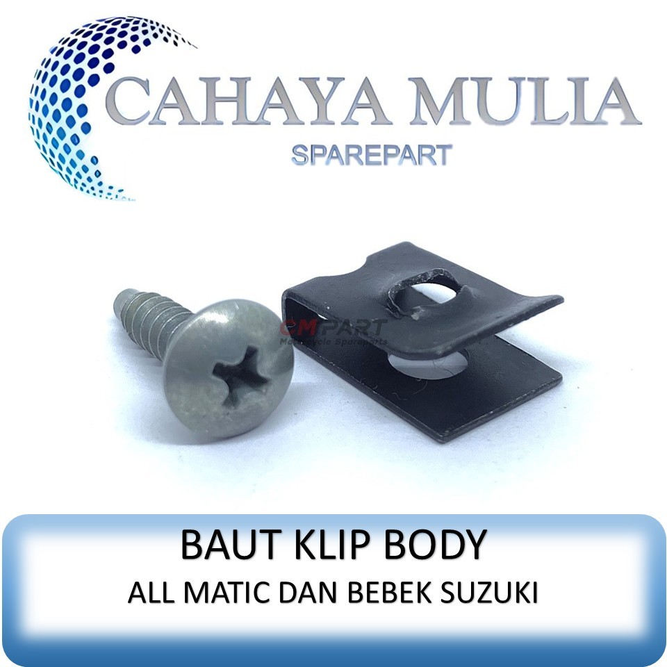 Baut Klip Body Batok Suzuki Smash Spin Shogun Skywave Satria Hayate Nex