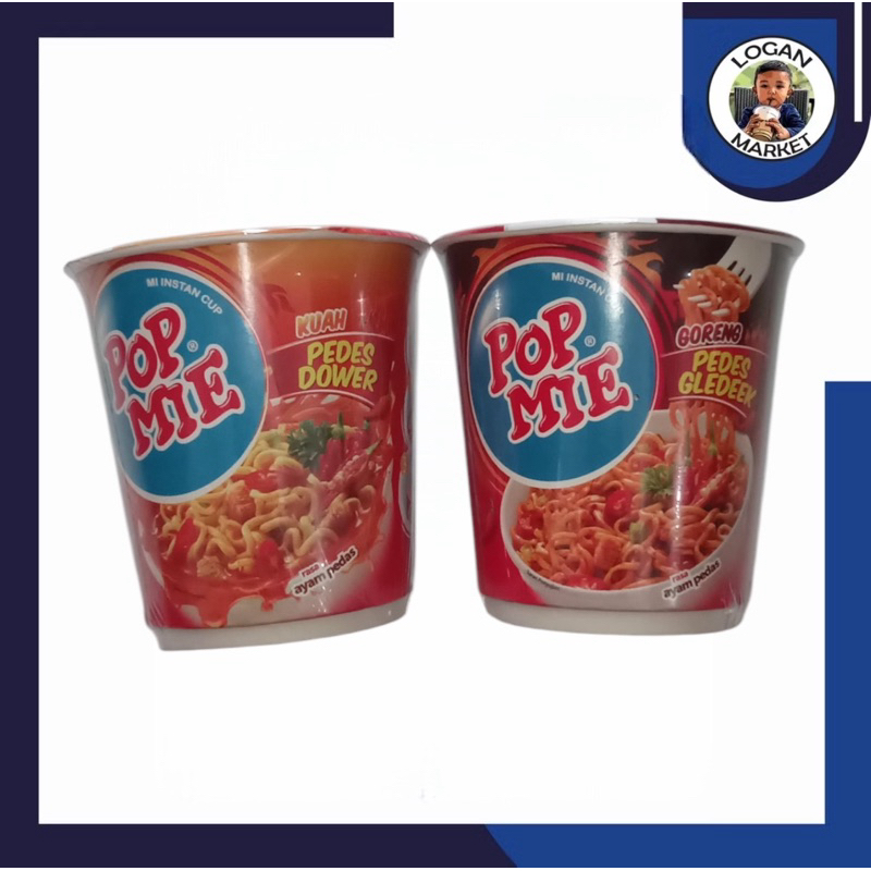 

Pop Mie Kuah Pedas Dower Goreng Pedas Gledek 75gram 75 gram