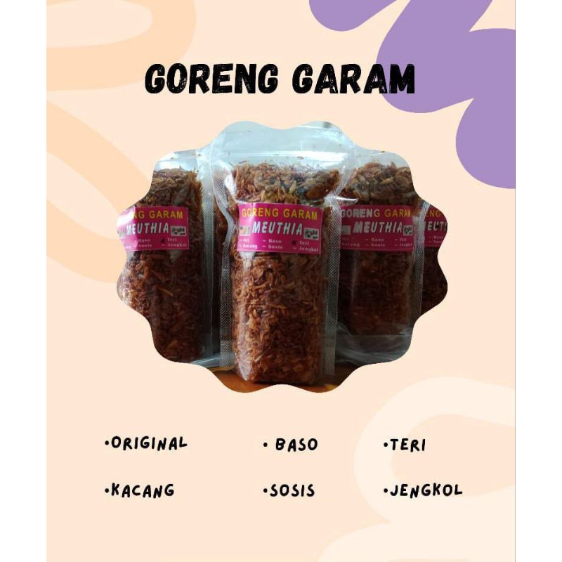 

Goreng garam meuthia 100g